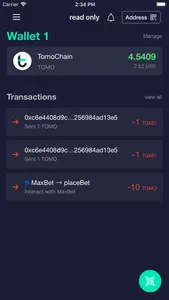 Tomo Wallet screenshot 4