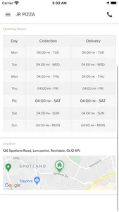JR PIZZA ROCHDALE screenshot 3
