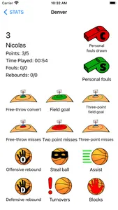 STATS Basketball Lite screenshot 2