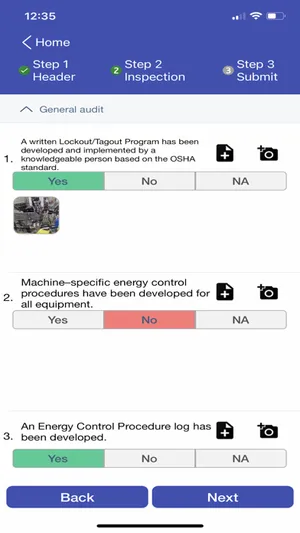 iFactory Plant Maintenance app screenshot 1