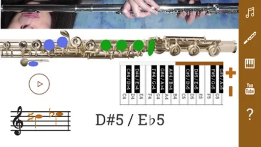 2D Flute Fingering Chart screenshot 0