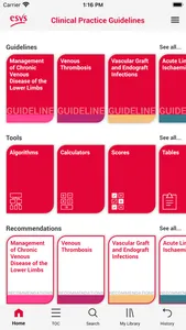 ESVS Clinical Guidelines screenshot 0