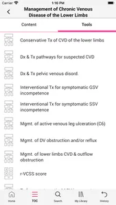 ESVS Clinical Guidelines screenshot 2