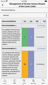 ESVS Clinical Guidelines screenshot 3