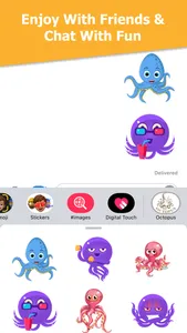 Amazing Octopus Stickers screenshot 2