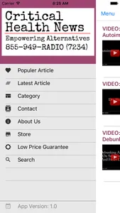 Critical Health News screenshot 1