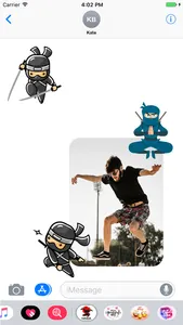 Little Ninja Stickers screenshot 2