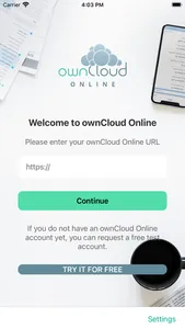 ownCloud Online screenshot 0