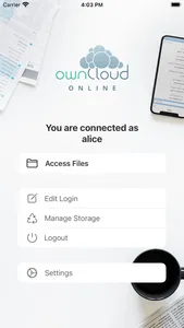 ownCloud Online screenshot 1