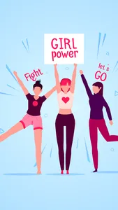 Girl Power Stickers! screenshot 0