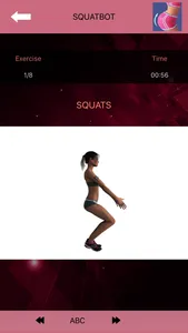 Buttocks Workout - Squat Bot screenshot 0