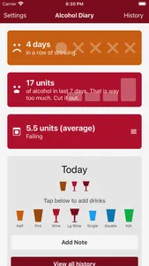 Alcohol Diary screenshot 4