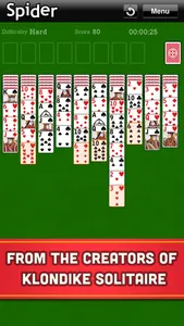 Spider Solitaire Classic Cards screenshot 1