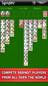 Spider Solitaire Classic Cards screenshot 3