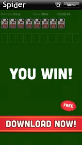 Spider Solitaire Classic Cards screenshot 5