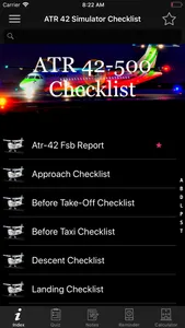 Preflight checklist ATR 42-500 screenshot 1