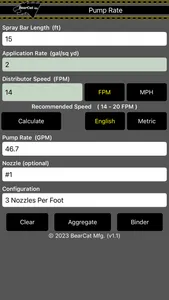 Spread Rate Calculator screenshot 1