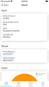 Compound Interest - Savings screenshot 1