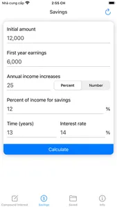 Compound Interest - Savings screenshot 2