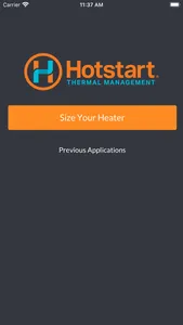 Hotstart Heater Sizing App screenshot 0