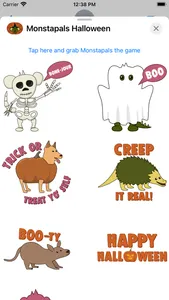 Monstapals Stickers Halloween screenshot 1