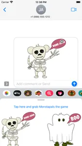 Monstapals Stickers Halloween screenshot 2