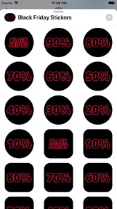 Super Black Friday Stickers screenshot 1