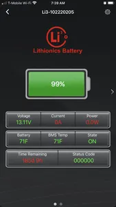 Lithionics Battery Monitor screenshot 1