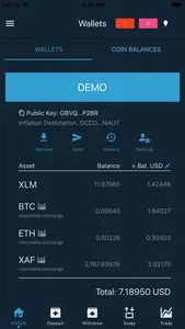 Interstellar - Stellar Wallet screenshot 1