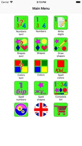 Kazakh Numbers, Shapes Colors screenshot 0