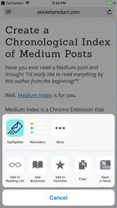 TapTapMail screenshot 1