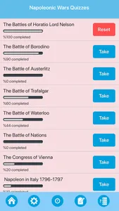 The Napoleonic Wars Quiz screenshot 1