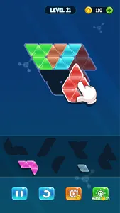 Triangle Tangram Puzzle Legend screenshot 2