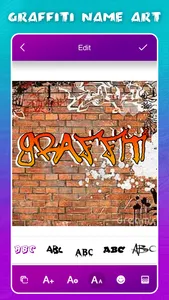 Graffiti Text Name Art screenshot 2