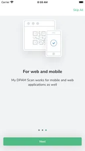 MyDPAM scan screenshot 2