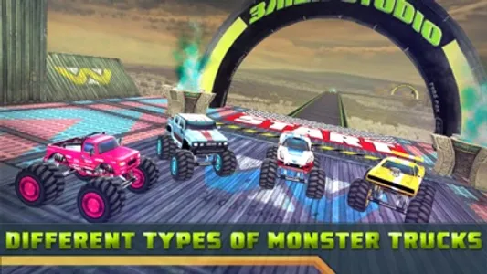 3D Monster Truck Derby Stunt screenshot 0