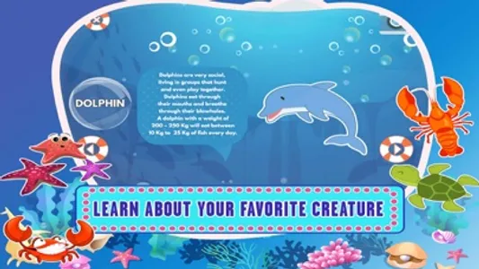 Sea Animal Games For Kids Apps screenshot 0