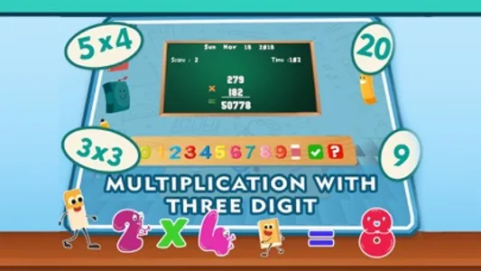 Math Multiplication Games Kids screenshot 2