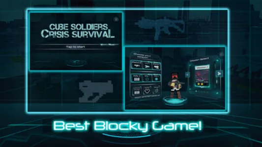 Cube Soldiers: Crisis Survival screenshot 1