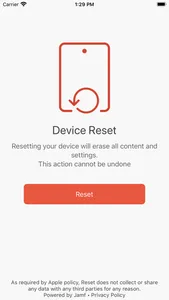 Jamf Reset screenshot 0
