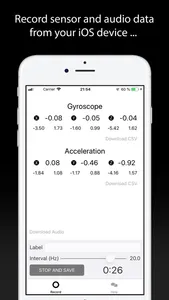 Sensor Data Recorder screenshot 0