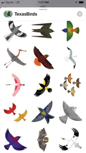 Texas Birds Sticker Pack screenshot 0