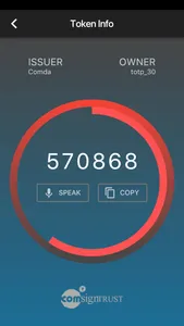 Comsign Authenticator screenshot 2