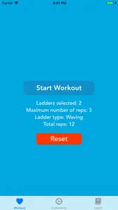 Ladder Workout Timer screenshot 2