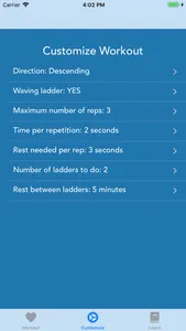 Ladder Workout Timer screenshot 3