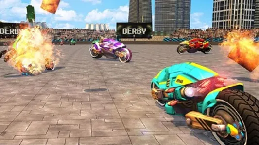 Demolition Derby - Bikes Arena screenshot 0
