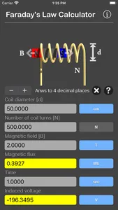 Faraday's Law Calculator screenshot 0