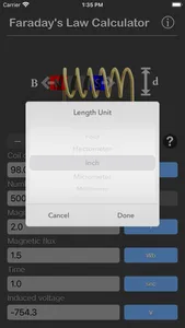 Faraday's Law Calculator screenshot 2