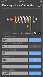 Faraday's Law Calculator screenshot 4