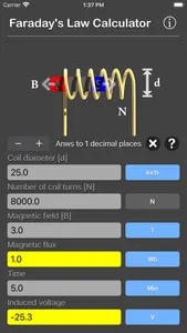 Faraday's Law Calculator screenshot 6